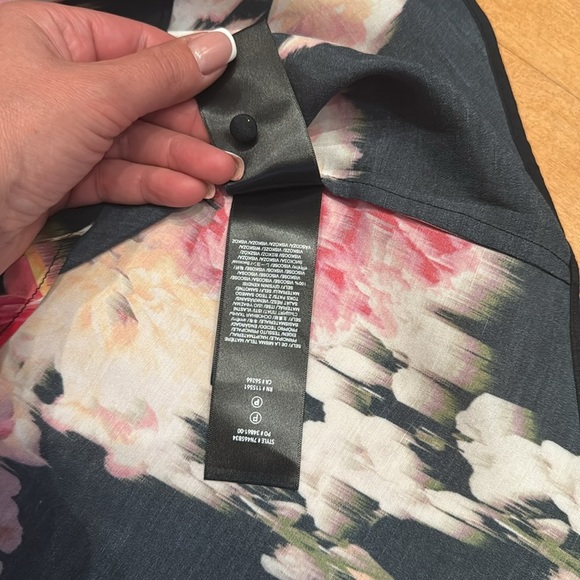 For all man kind Floral Black and Pink Women's Top - Picture 11 of 12